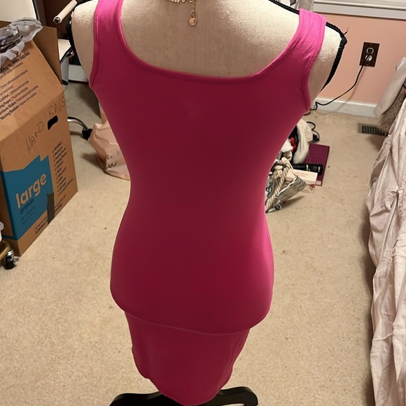 Hot Pink Corset Lined Dress 💕 - Picture 4 of 6